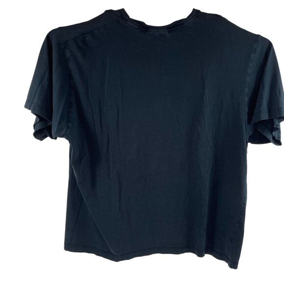 Merona Black Crewneck T-Shirt XXL 100% Pima Cotton Made In Peru Casual Wear 70c - Picture 2 of 5